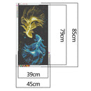 Peacock Fish Full Drill Round Diamond Painting Mosaic Cross Stitch Bead Art