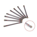 8Pcs Wheelbase Link Rod Aluminum Alloy Link Rod 313Mm for 1/10 Rc Car Crawl