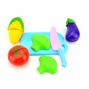 6pcs/set Kids Kitchen Fruit Vegetable Food Pretend Role Play Cutting Set Toys ME
