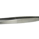 Manual Tool Black Plastic Flat Tip Anti-Static Tweezer - 11.8 In Long Stainless