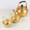 Korean   Rice Wine Makgeolli Aluminum Liquor Bowl with Handle
