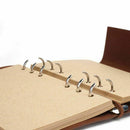 Refillable Craft Paper Perfect Premium PU Leather Classic Embossed Travel J