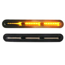2pcs 60 LED Halo Neon Dual Color Car Truck Flowing Turn Signal Brake Tail Light