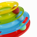Pet Cat Crazy Ball Disk Interactive Toys Amusement Plate Trilaminar Funny ToyOZ