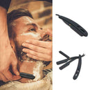 Men Shaving Barber Tools Hair Black Folding Shaving Barber Tools T6Z6
