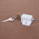 Zinc Alloy Child Safety Sliding Window Restrictor Press Lock with 2 Keys A