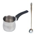 650ml Stainless Steel Candle Soap Pouring Pot Cup & Wax Melting Stirring Spoon