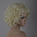 7.8 Inch Synthetic Wigs High Temperature Silk Heat Short Short Roll Lace Wi