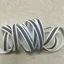 50M White Reflective Fabric Tape Strip Edging Braid Trim Sew0.4"x164ft=10MMx50M