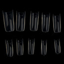 500pcs false nail tips acrylic pieces transparent color French style B1R1