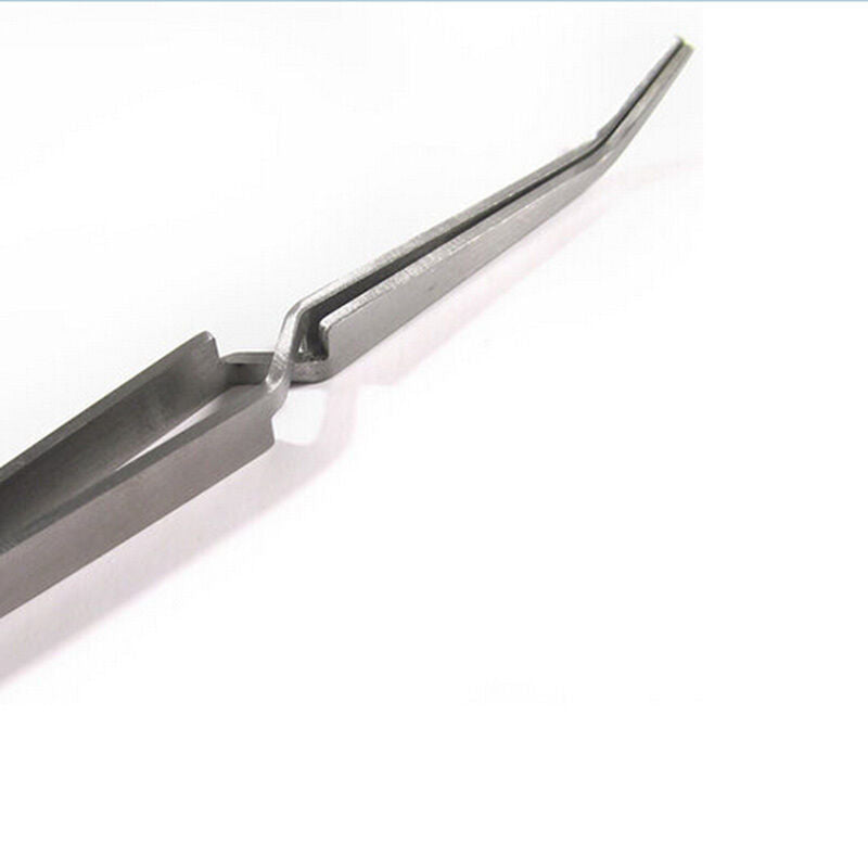 Pro Nail Art Curved Clipper Tweezer Rhinestones Gems Picking Fixed Tool PxJ Gw