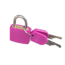 2 Pack Padlock With Two Keys Travel Luggage Security Lock Rose Red+Green