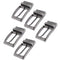 5x Mens Metal Reversible Belt Buckle Replacement Retro Pin Buckle Rectangle