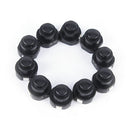 10PCS a lot Flashlight Torch Part Round Push Button Switch Black MO