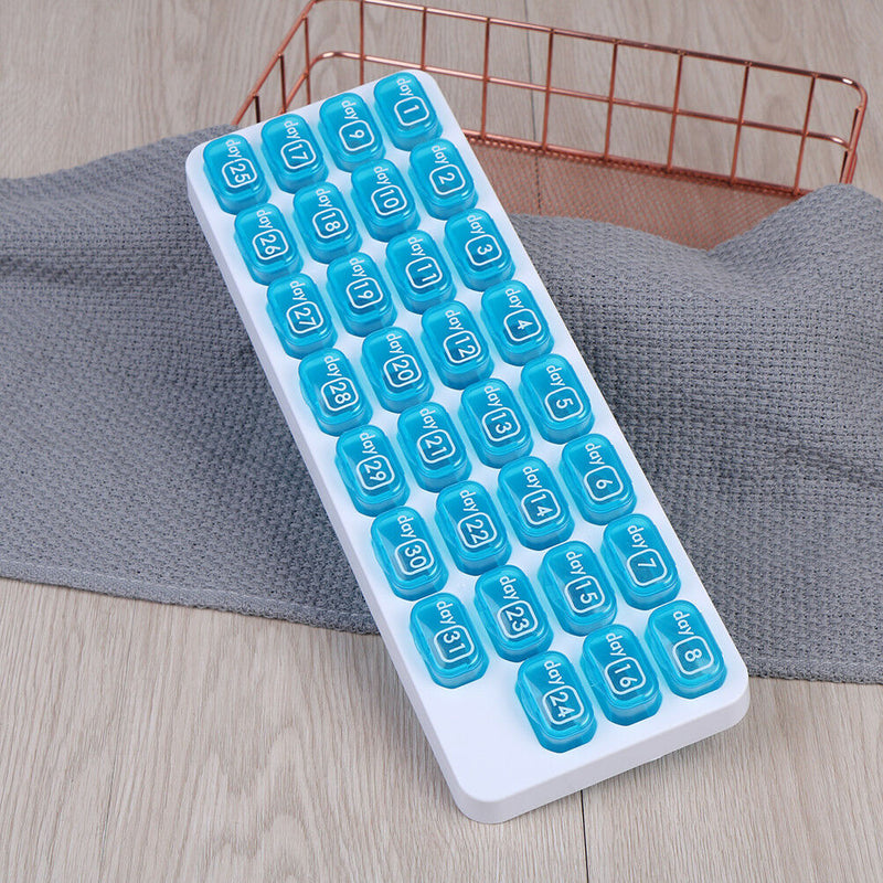 31days Month Weekly Medicine Storage Tablet Pill Sorter Pill Case Organizer  3C
