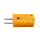 5Pcs RTD Circuits K Type Temperature Sensor Thermocouple Plugs Yellow