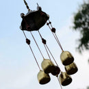 Bronze Big Metal Bells Wind Chime Feng Shui Home Garden Hanging Pavilion