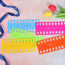 2pcs Plastic Cross Stitch Row Line Board Embroidery Floss Thread Yarn Organiz JR