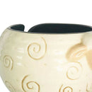 Ceramic Yarn Bowl Handmade Knitting Bowl Portable Crochet Craft Accessions