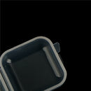 6Pcs Mini Clear Plastic Small Box fishhook Jewelry Earplugs Storage Container BX