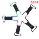 5pc Buckle Climbing Hiking Survival Camping Carabiner Hook Water Bottle ToolC JR