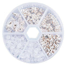 250 Pcs/Box Earnut Sets Earring Backs Earring Stoppers Ear Stud Findings Fo