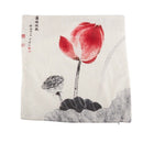 Retro Chinese Ink Painting lotus and lotus pattern cushions sets of sofa pi I5D7