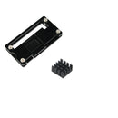 With Heatsink Acrylic Protector Cover Case for Raspberry Pi Zero(Black)