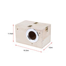 2pcs Pet Bird Wood Breeding Box Parakeet Budgie Cockatiel Breeding Nesting Bird