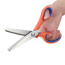 Professional Stainless Steel Pinking Shear Tailor Sew Dress Making Scissors