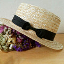 Cute Child Girls Straw Hat Bowknot Sun Hat Kids Large Brim Beach Summer Boa
