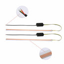 2X 45cm Ultra Thin Car Soft Strip Tube LED Strip Running Light Turn Signal Lamps