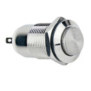 12mm DC 36V 2A High Top Metal Latching Push Button ON/OFF Switch Waterproof