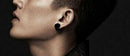 Cool punk Mens Women Non Piercing Clip On Round Magnetic Stud Earrings 1Pair