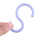 6Pcs/Lot Bucket Hook S Shape Kitchen Hanger Clothes Hooks Plastic Hanging Ho JR
