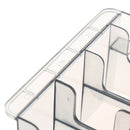 8 Grid Plastic Blade Organizer Storage Case Rack Clipper Comb Holder BarberS Gw