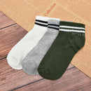 Men Comfortable Cotton Socks Solid striped Sports Classic SocJBTEUS