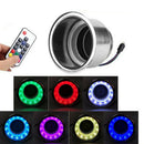Stainless Steel Cups Drink Holder w/ LED Light & Drain for Marine Boat RV Yacht