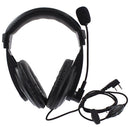 2x Professional Noise Cancelling Overhead Headphones for 2Pin Baofeng Black