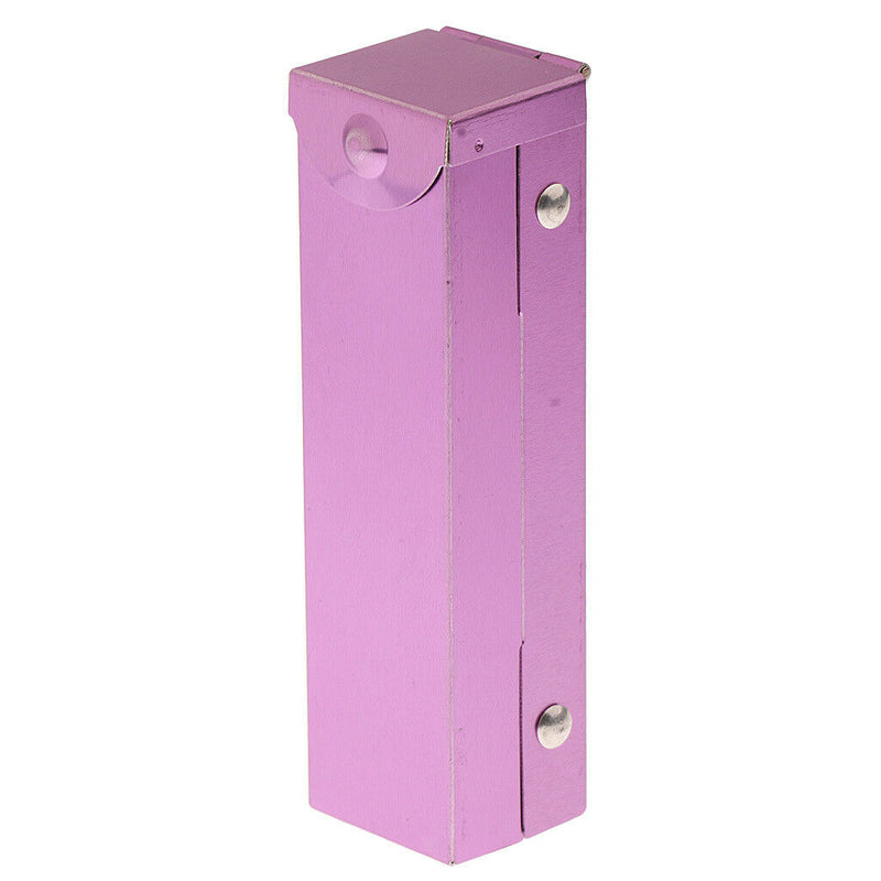 5x Alloy Metal Dices Set w/ Box for Dungeons &Dragons TRPG Table Game Purple