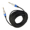 Stereo 6.35mm Electric Guitar Bass Cable Amp Cord for Home Theatre KTV 20m