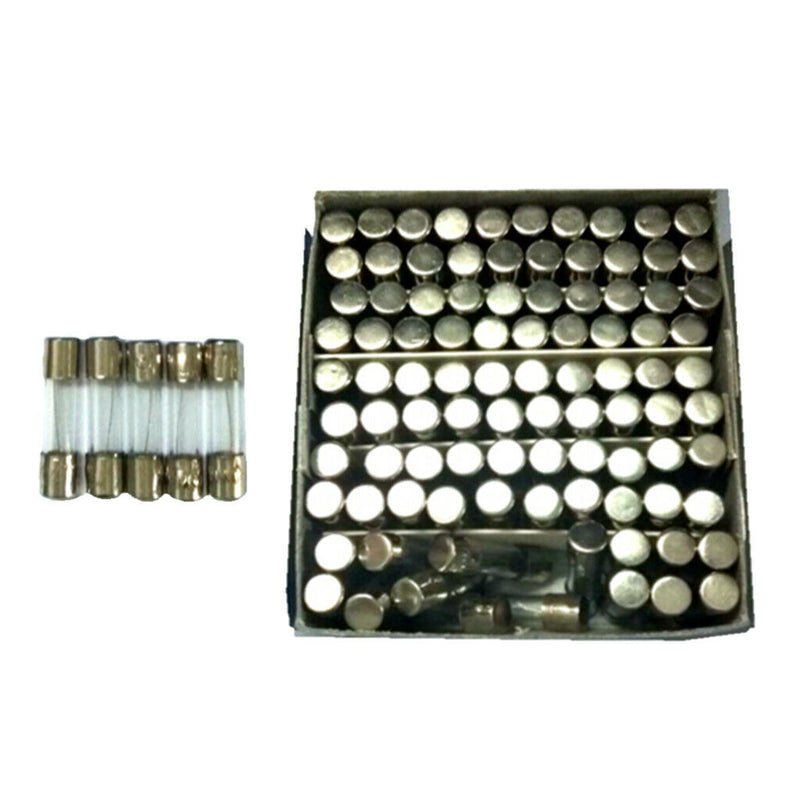 100x T5A 5x20mm Fast-blow Fuses Assorted Set Auto Cars Action Insurance