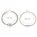 Punk Double Layer Metal Chain Choker Pendant Necklace Clavicle Jewelry GiftOZ