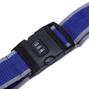 Safety belt Belt Lock Combination Travel Luggage Suitcase band color:Blue +