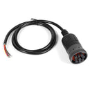 1m 22AWG SAE J1939 9 Pin to Open End Cable Truck Diagnostic Tool Cable 3.28ft