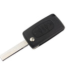 Replacement 3 Button Car Key Remote Fob Case Shell for Peugeot 207 307cc 308 SW