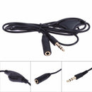 3.5mm Male to Female Earphone Audio Extension Exteneder Cable Volume Control Ew