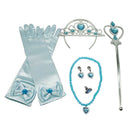 Girls Child Princess Belle Tiara and Jewellery Fancy Dress Accessory Set