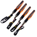 4x Motorcycle LED universal orange turn signal lamp motorbike indicator light BX