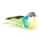 12pcs Artificial Foam Bird Colorful Feather Bird Home Wedding Decoration